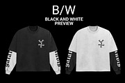 double layer t-shirt mockup, a Shirt Mockup by yalanois (Thumbnail 3 of 6)
