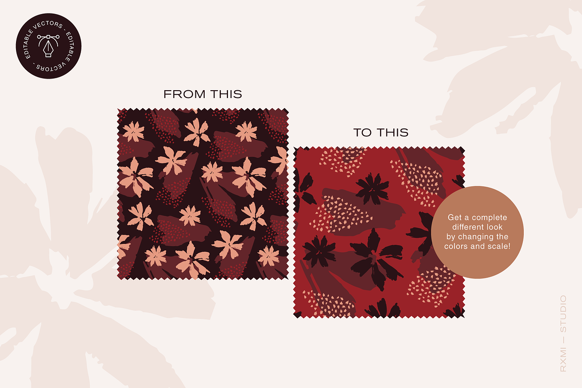 Dried Florals Pattern Collection, a Pattern Graphic by Rxmi Studio (Photo 7 of 9)