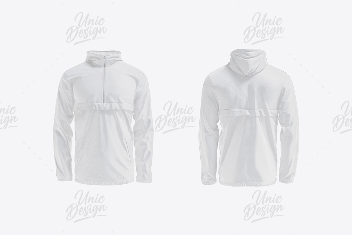 Windbreaker Jacket Mockup, an Apparel Mockup by UnicDesign