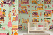 Autumn farm market patterns, a Pattern Graphic by Carpet Tapete Pretzel (Thumbnail 9 of 14)