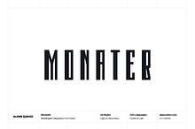 Monateb – A Font Family (44 Fonts)