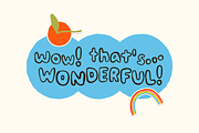 Wonderful Outlines - Painted Font, a Font by Studio Funshop by Kelli (Thumbnail 7 of 11)