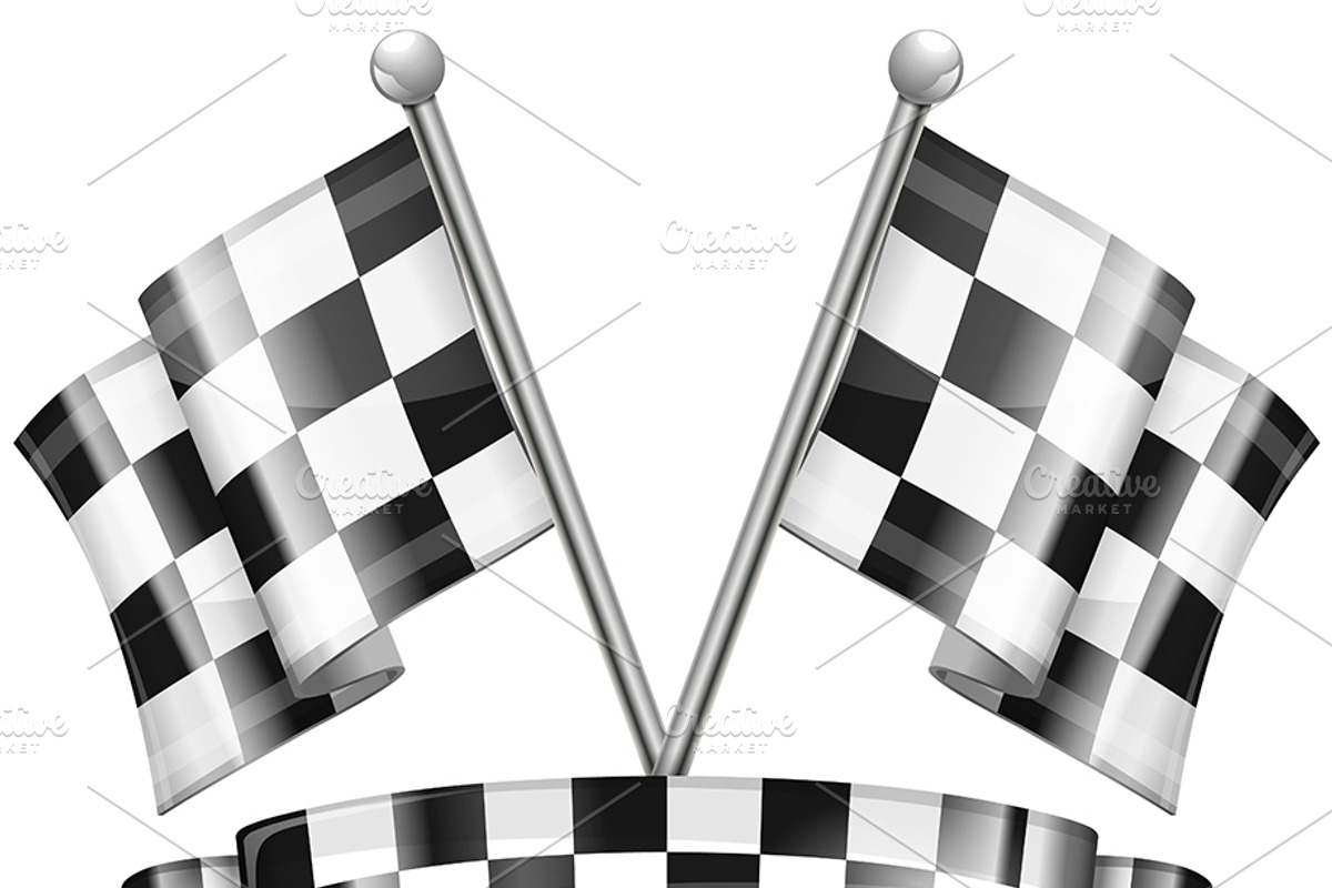 Racing Concepts with Flags, a Technology Illustration by TAlex (Photo 6 of 6)