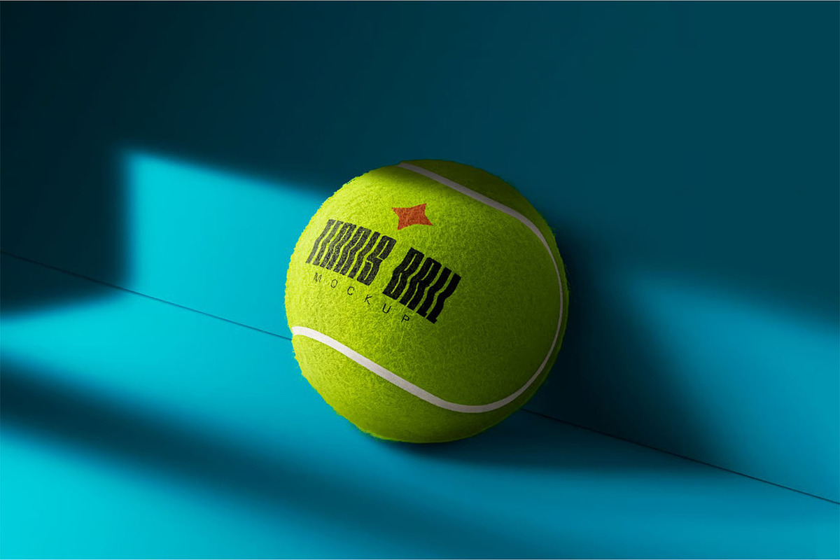 Tennis Ball Mockups, a Product Mockup by megostudi0 (Photo 3 of 6)