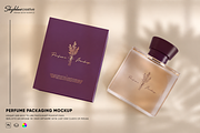 Perfume with Packaging Mockup, an Advertising Mockup by skybluecreative (Thumbnail 1 of 2)