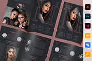 Makeup Artist Brochure Bifold, a Brochure Template by TemplatesNow! (Thumbnail 1 of 3)