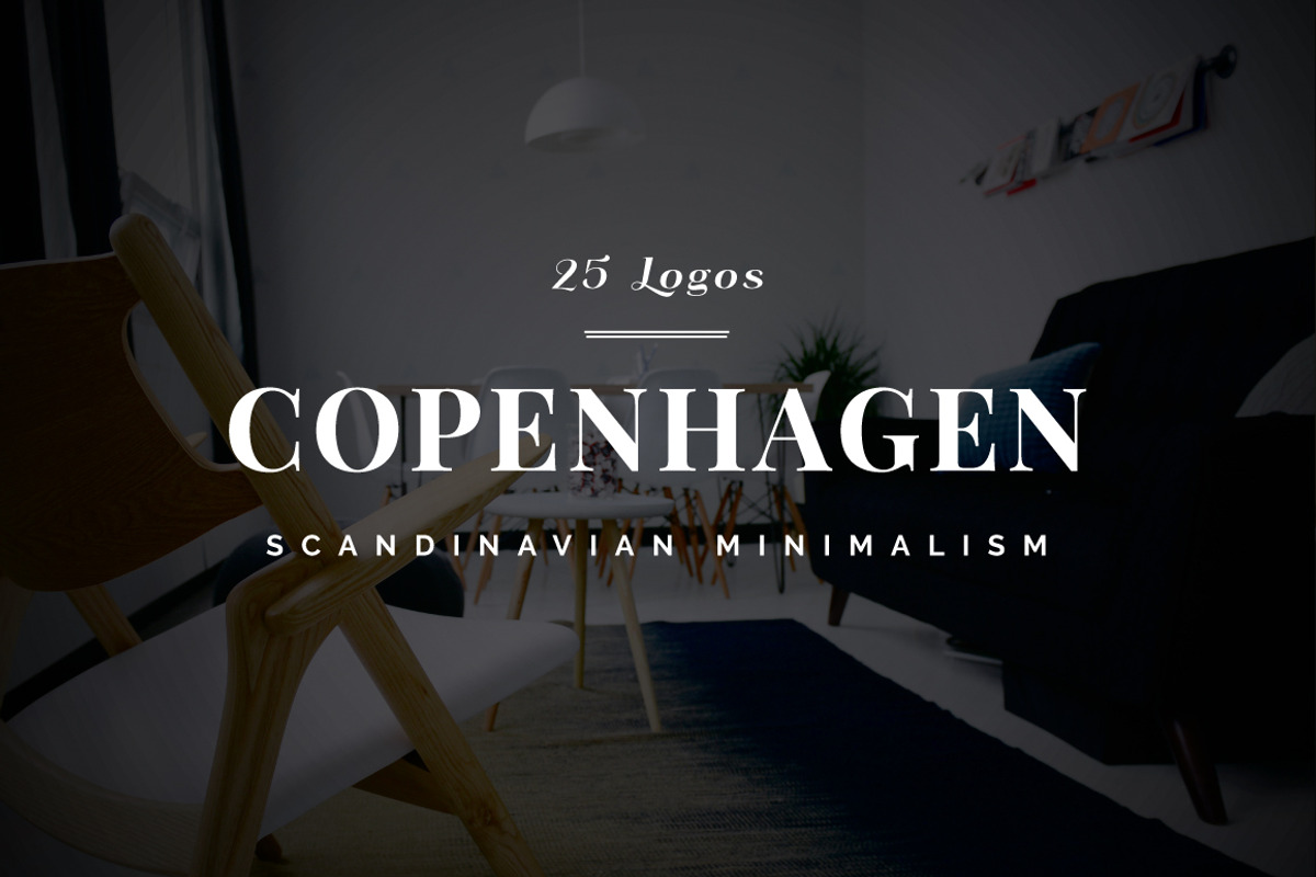 Copenhagen - 25 Minimalistic Logos, a Branding & Logo Template by Mats-Peter Forss (Photo 1 of 4)