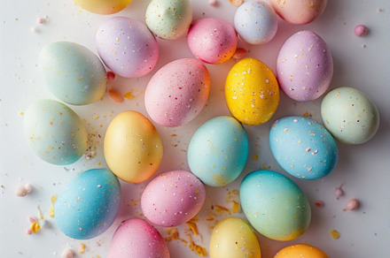 Pastel Eggs Easter Bunny image, a Holiday Photo by ComfortQ