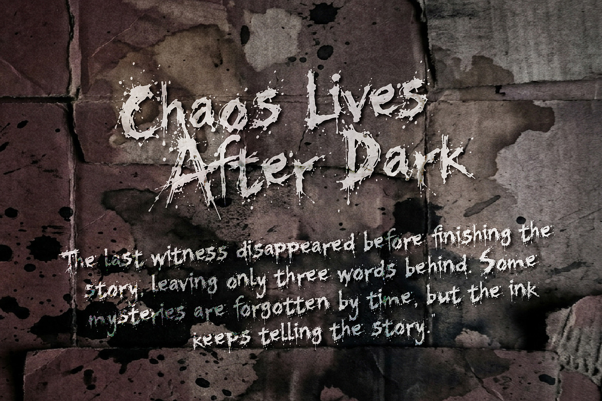 Pagestar Sidewalk mystery Grungetype, a Handwritten Font by HypeWorksCo (Photo 8 of 17)