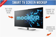 Smart TV Screen Mockup PSD, a Mockup by Bruno's Shop (Thumbnail 1 of 4)