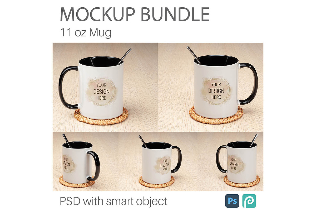 Mug Mockup Bundle, a Cups & Container Mockup by MockupsBox (Photo 1 of 5)