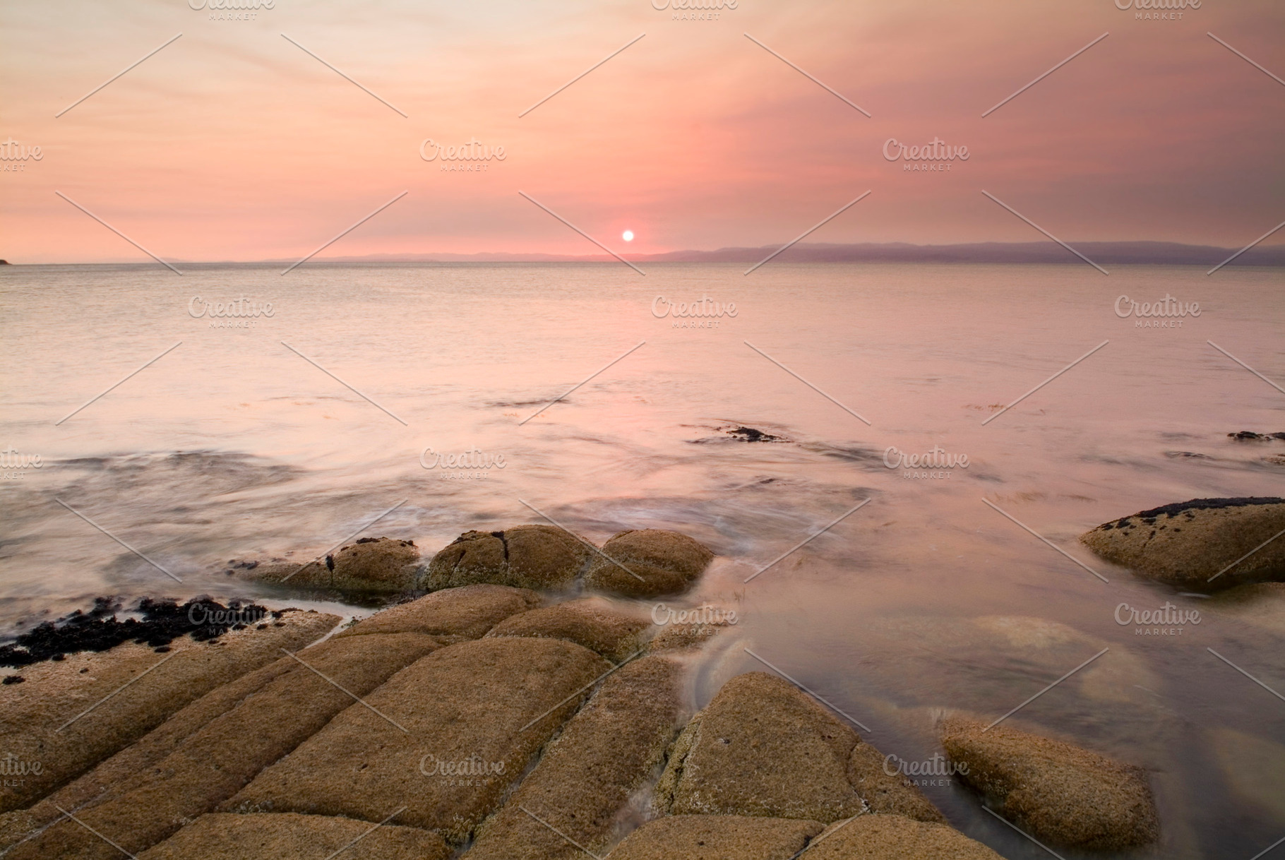 Sunset Coastline, a Nature Photo by THP Creative