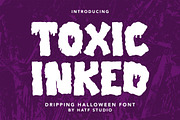 Toxic Inked, a Handwritten Font by HATFSTUDIO (Thumbnail 1 of 8)