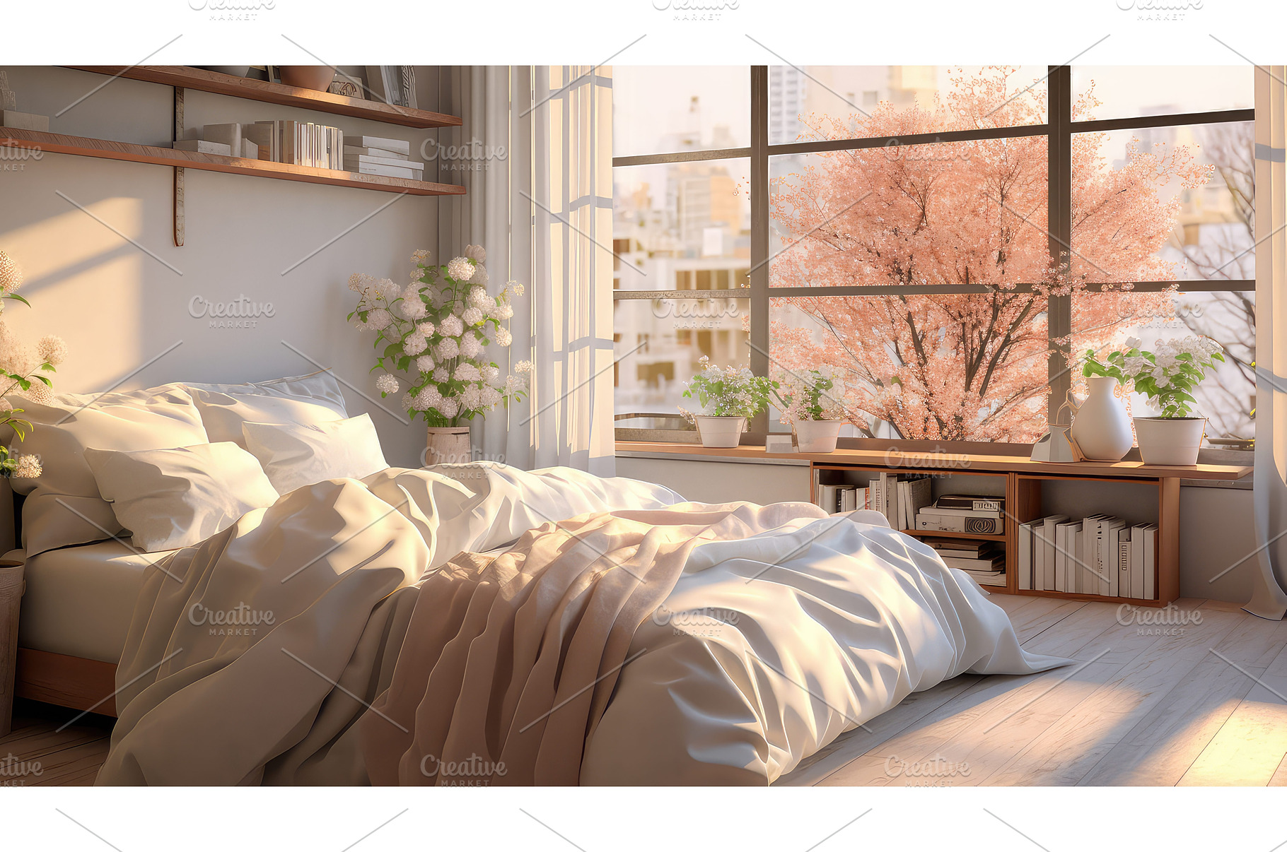 living apartment home background ai, a Background Photo by pikepicture