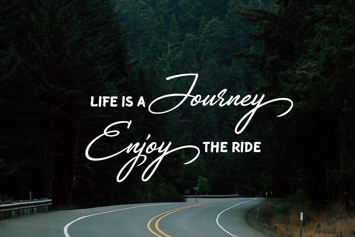 Blue Handwritten Font, a Script Font by sunnytudu (Photo 9 of 13)