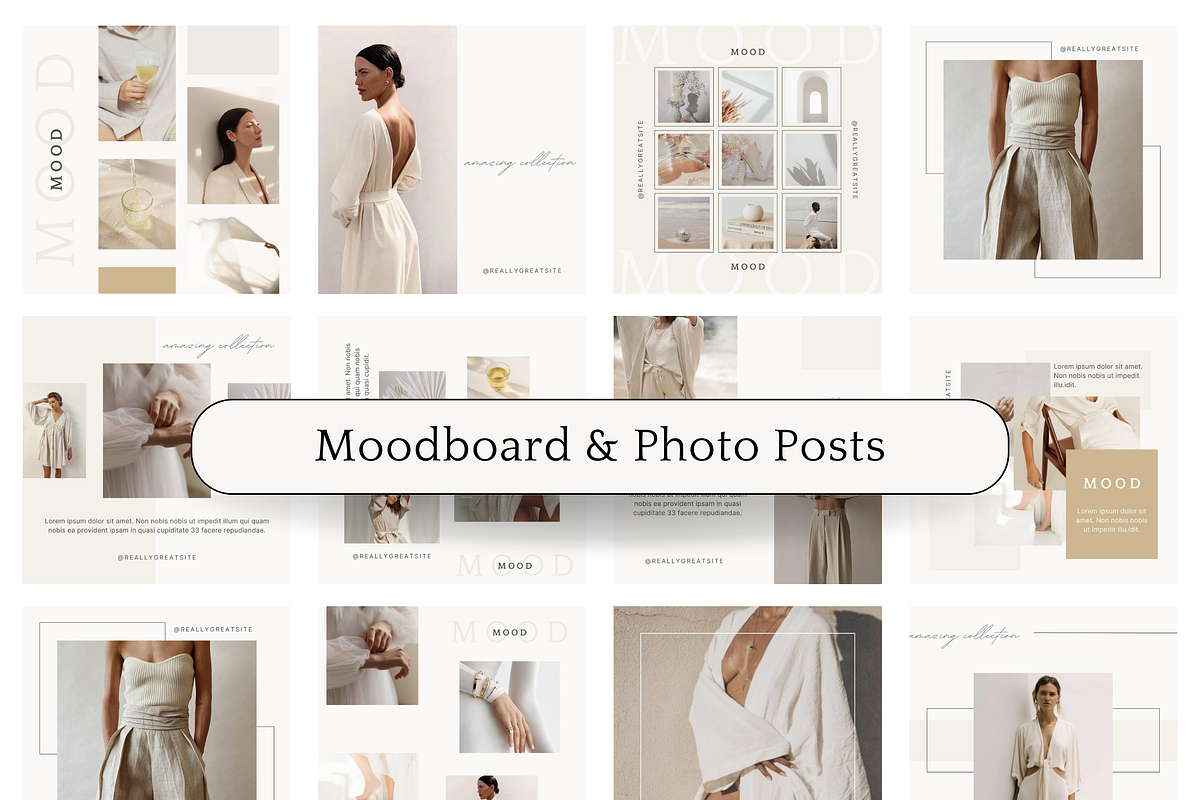 Minimalist Instagram Canva Templates, a Social Media Template by Saga Design Studio (Photo 6 of 8)