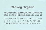 Cloudy Organic  - A Handwritten Font, a Handwritten Font by Ainun Jinan (Thumbnail 9 of 9)
