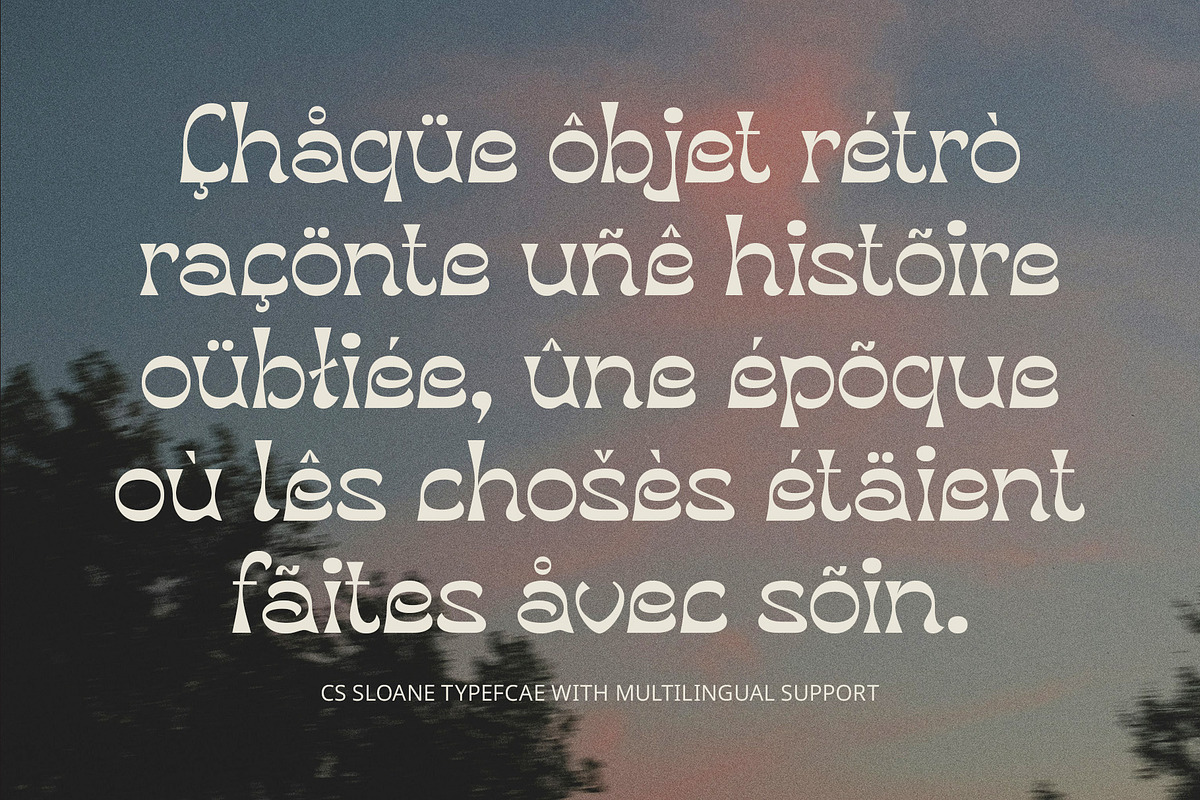 CS Sloane – Reverse Contrast Font, a Sans Serif Font by Craft Supply Co. (Photo 7 of 8)