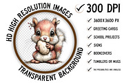 Whimsical Easter Animals Clipart PNG, an Illustration by Craft Nest (Thumbnail 2 of 11)