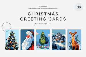 Christmas Greeting Cards Pack
