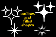 Star & Sparkles Procreate Stamps, a Brush Add-On by Dear Darling Design (Thumbnail 6 of 6)