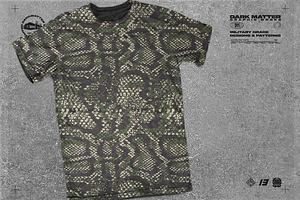 Seamless Snake Skin Camou Pattern