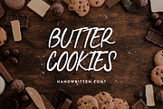 Butter Cookies Handwritten Font, a Handwritten Font by UICreative (Thumbnail 1 of 5)