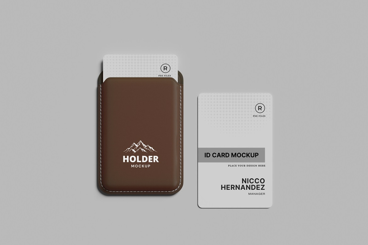 ID Card Holder Mockup, a Merchandise Mockup by AndikaGraphic (Photo 4 of 6)