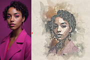 Watercolor Paint Art Effect Action, an Action Add-On by Photoshop Action (Thumbnail 3 of 9)
