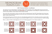 MFC Distinto Borders, a Symbol Font by Monogram Fonts Co. (Thumbnail 6 of 6)