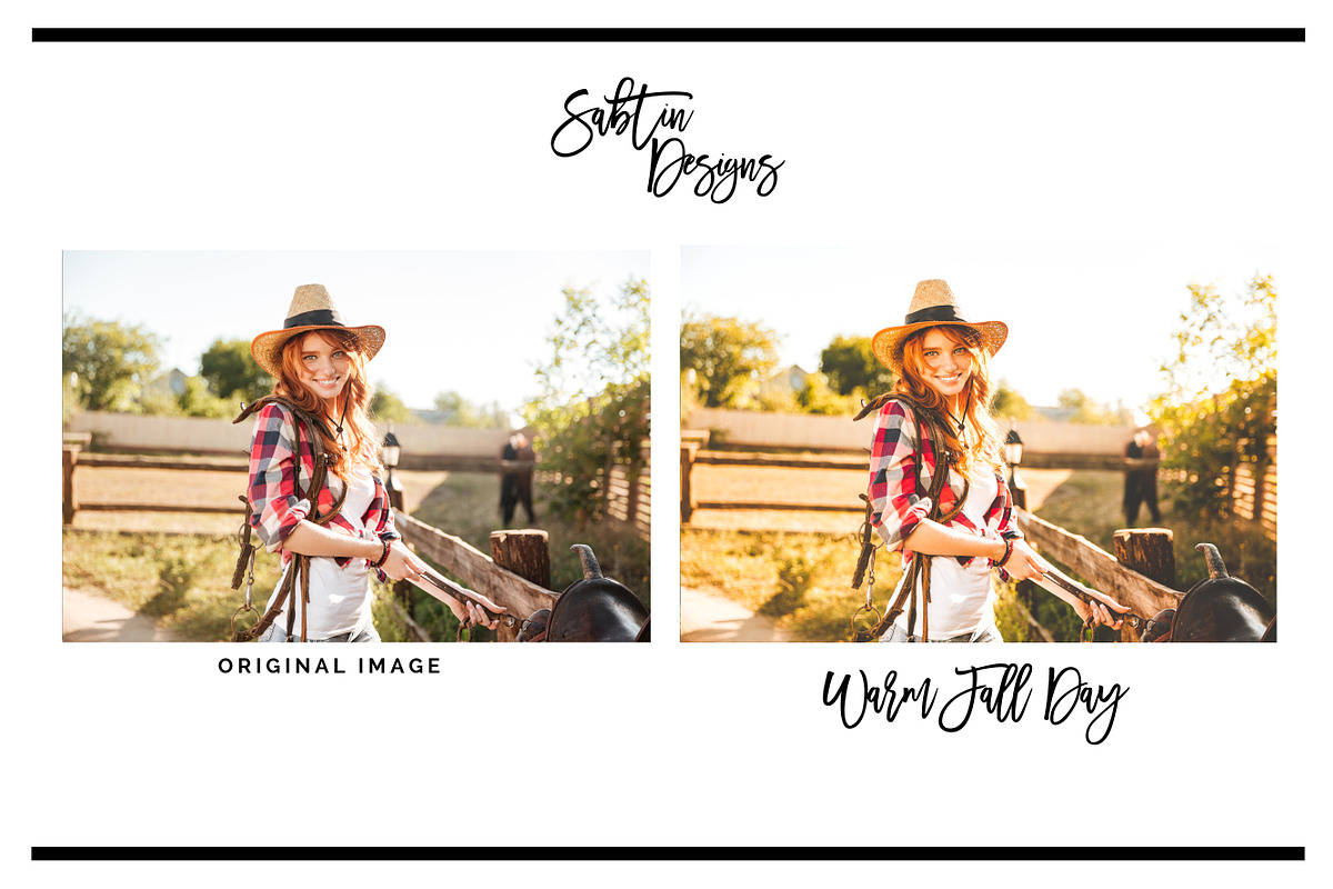 Warm Fall Day Lightroom Preset, a Preset Add-On by SabTin Designs (Photo 4 of 4)