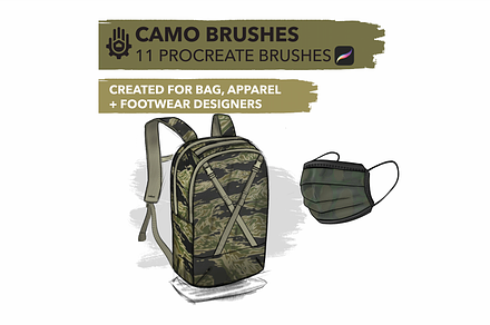 Camo Brushes for Procreate