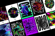 50 Holographic 3D Abstract Shapes, an Object Graphic by assetpro.design (Thumbnail 2 of 12)