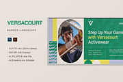 Versacourt - Banner Landscape, a Print Template by StreaksideStd (Thumbnail 1 of 3)