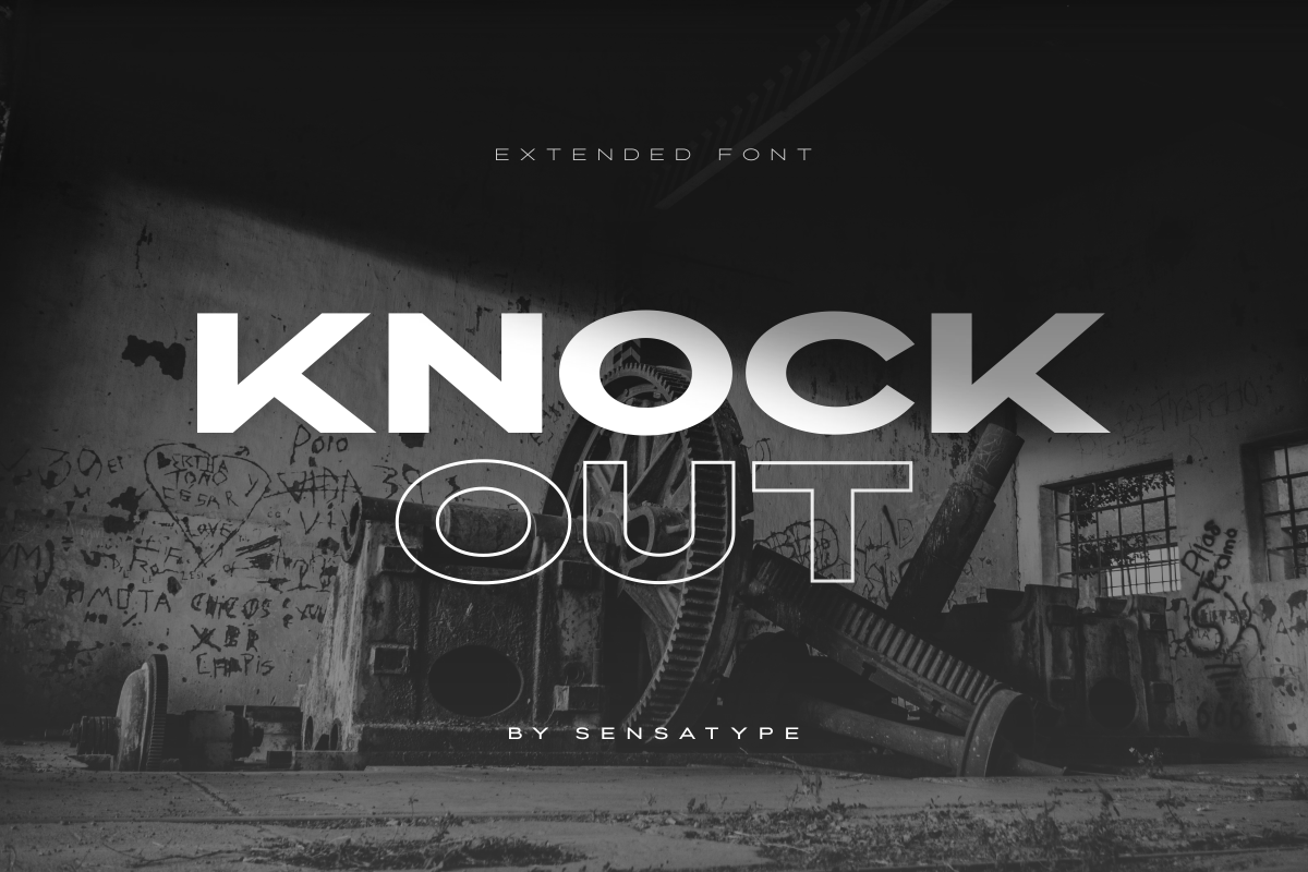 Knockout - Extended Font Family, a Sans Serif Font by Sensatype (Photo 25 of 25)
