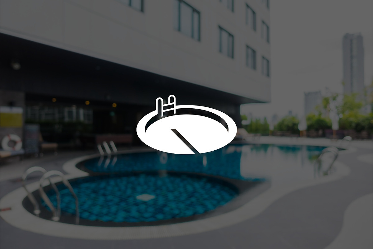 Minimalist Modern Pool Logo, a Branding & Logo Template by Luxury Logos (Photo 2 of 4)