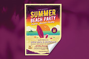 Summer Beach Party Flyer, a Flyer Template by Totem Design Studio (Thumbnail 2 of 5)