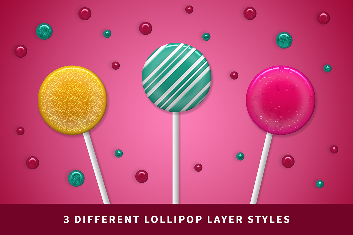 Lollipop | Photoshop Layer Styles preview 6