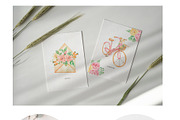 Watercolor Flower Shop Set, a Decorative Illustration by MayaNavits (Thumbnail 5 of 6)