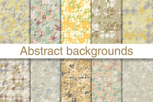 Abstract Backgrounds EPS + JPG, a Pattern Graphic by Plaid4You