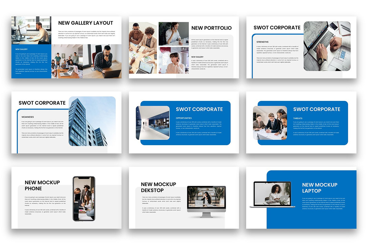 Clover –Business PowerPoint Template, a Presentation Template by kreatifreya (Photo 4 of 5)
