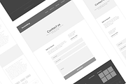 Axure responsive template Blog 01, a Wireframe Template by Humble UX (Thumbnail 4 of 5)