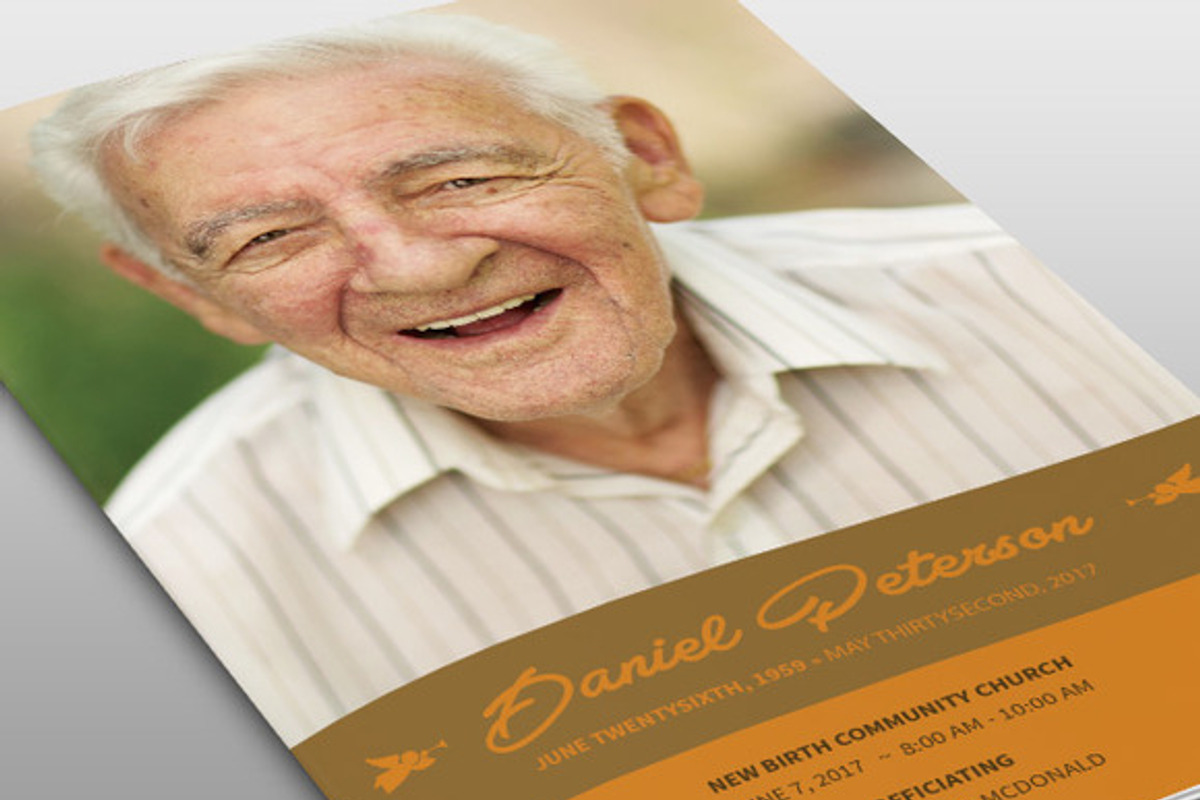 Modern Funeral Program Bundle, a Brochure Template by loswl (Photo 5 of 9)