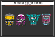 Nursing typographic quotes bundle, a Graphic by Uniquesvg99 (Thumbnail 6 of 7)