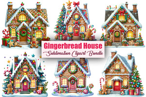 Whimsical Gingerbread House, a Graphic by CitraGraphics