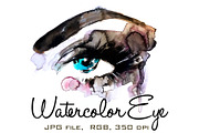 Watercolor Eye 2, an Illustration by esylvia (Thumbnail 1 of 2)