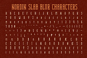 Nordin Slab Blur, a Slab Serif Font by Craft Supply Co. (Thumbnail 8 of 8)