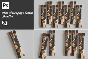 Stick packaging mockup bundles, a Packaging Mockup by Ambo Ampeng