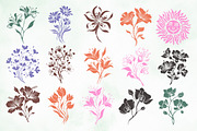 Minimalist Flower Silhouette PNG, a Decorative Illustration by Creative Art (Thumbnail 3 of 4)