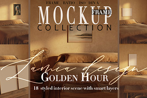 Sunlight Bedroom Art Frame Mockup